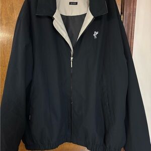 Ashworth Black Windbreaker Jacket